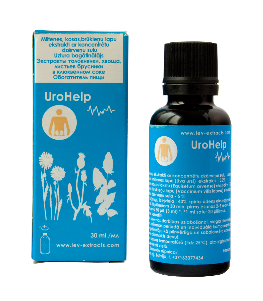 UroHelp, uztura bagātinātājs 30 ml